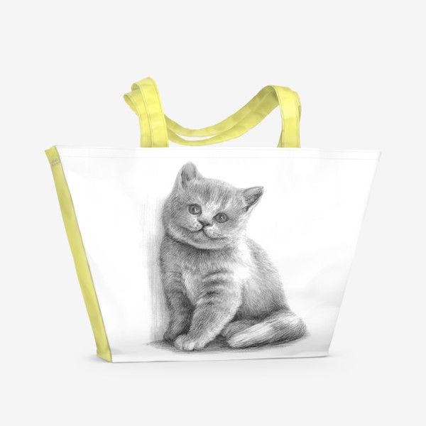 Пляжная сумка «Котенок »