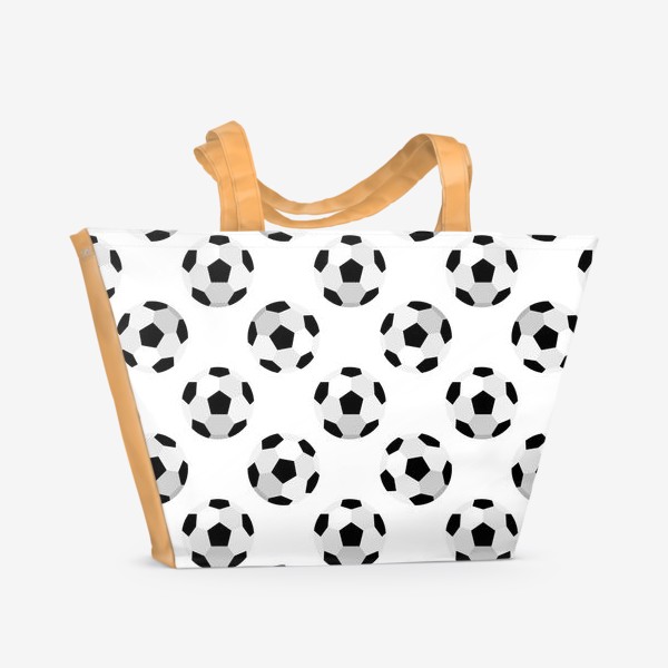 Пляжная сумка &laquo;Футбольные мячи&raquo;