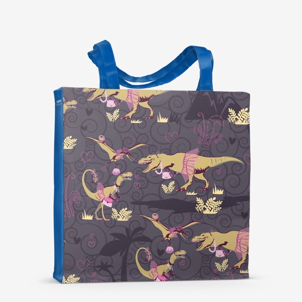 Сумка-шоппер «Динозавры с сумочками»