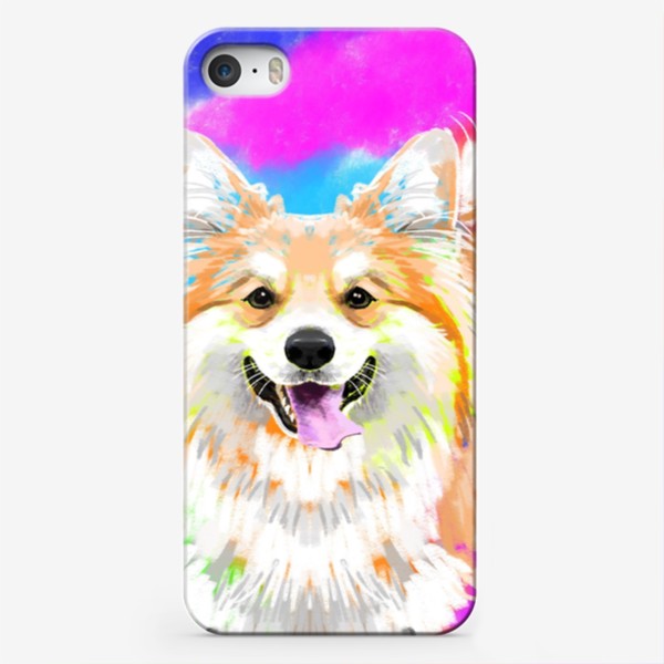 Чехол iPhone «Пес корги»