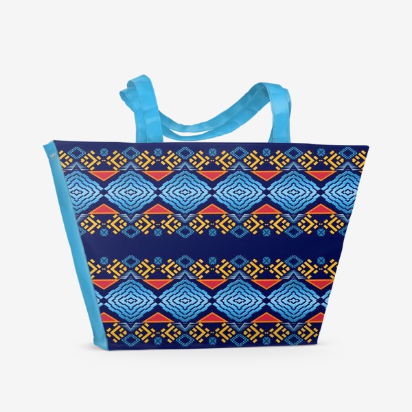 Пляжная сумка «Этнический геометрический паттерн»
