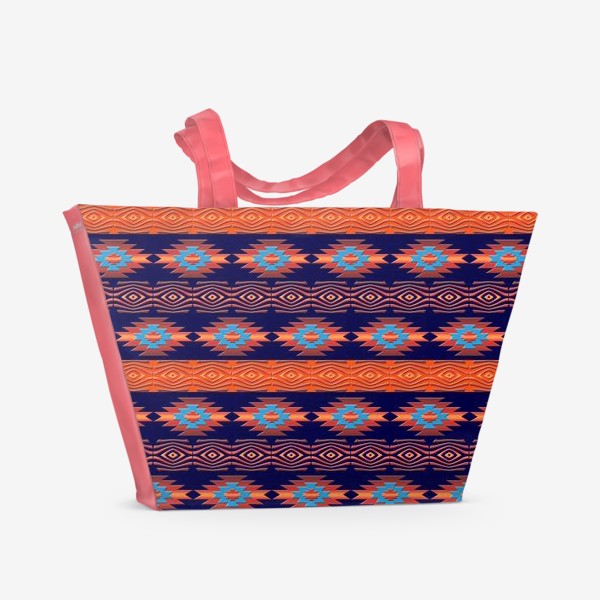 Пляжная сумка «Этнический геометрический паттерн»