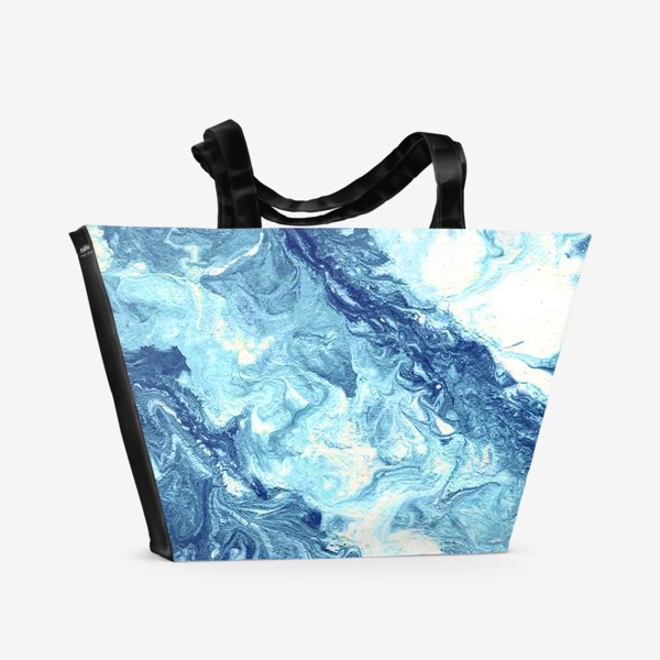 Пляжная сумка «Морской бриз (жидкий акрил)»