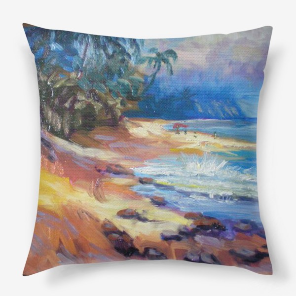 Подушка «Тропический пляж»