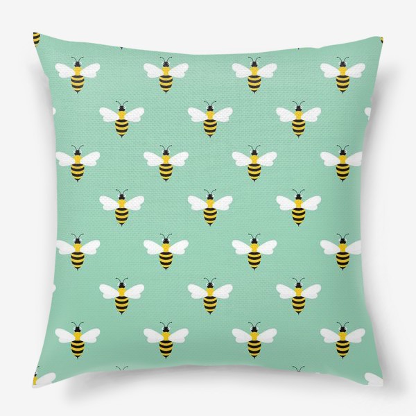 Подушка «Пчелиный паттерн»
