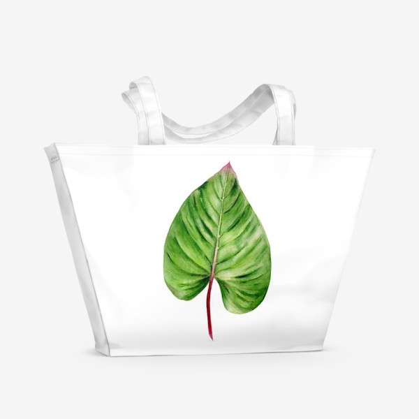 Пляжная сумка &laquo;Зеленый лист&raquo;