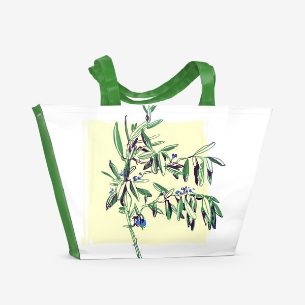 Пляжная сумка «Зелень»
