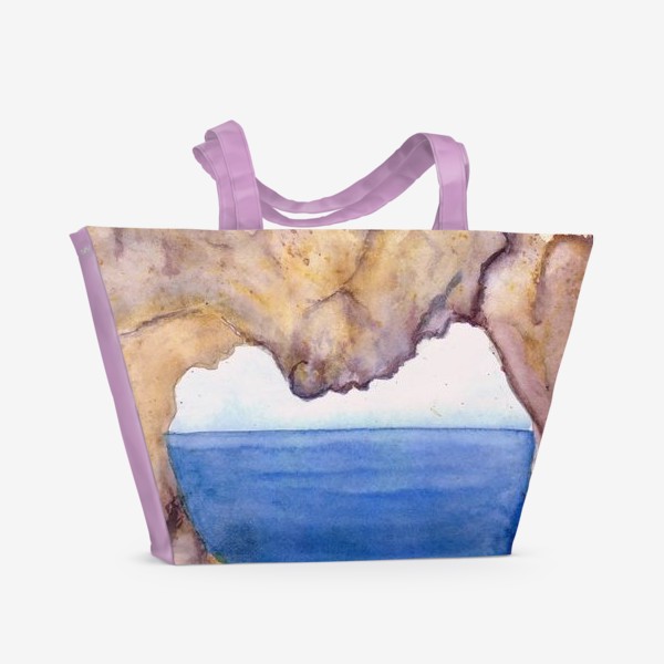 Пляжная сумка «каменное сердце»