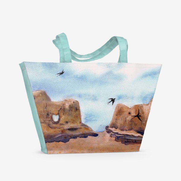Пляжная сумка «ласточкино гнездо»