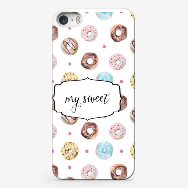 Чехол iPhone «Мой сладкий пончик! »