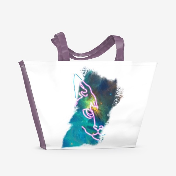 Пляжная сумка &laquo;Космический кот&raquo;