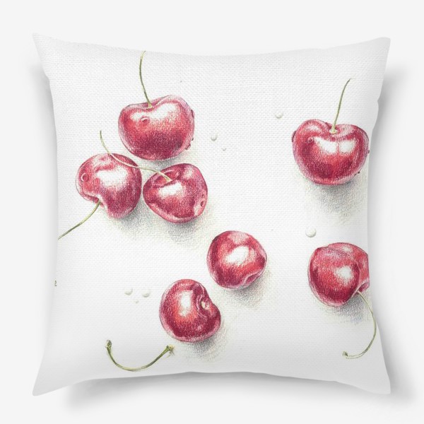 Подушка «Ягоды вишни»