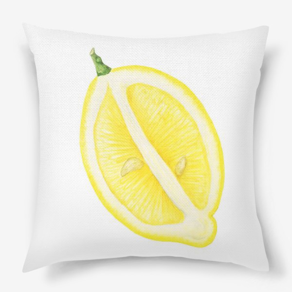 Подушка «Половинка лимона»