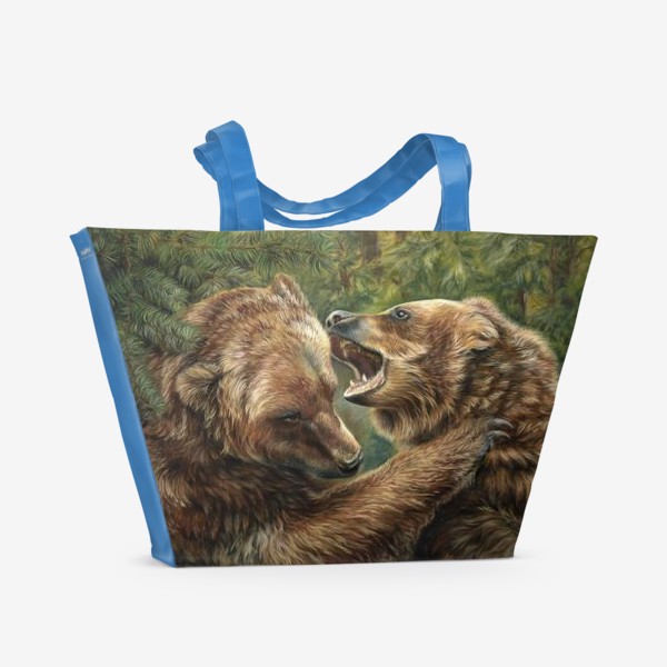 Пляжная сумка «Медвежьи игры»
