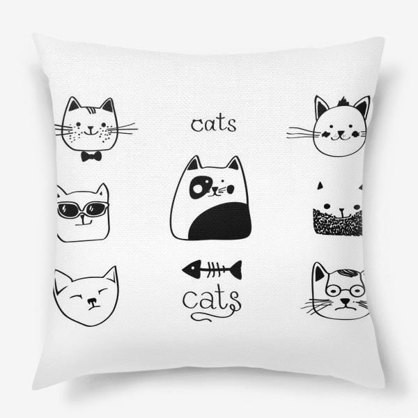Подушка «Коты»