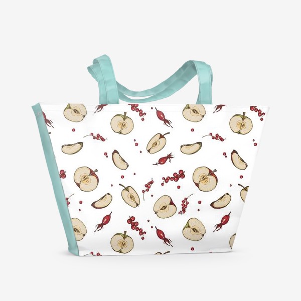 Пляжная сумка «компот из яблок»