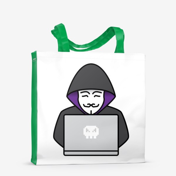 Сумка-шоппер «Любимому хакеру»