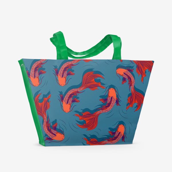 Пляжная сумка «Стая рыб»