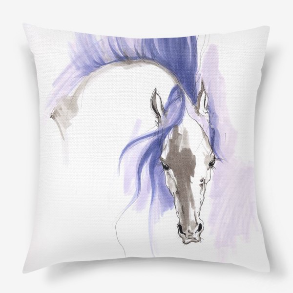 Подушка «Сизый конь»