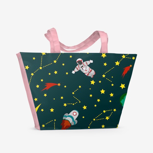 Пляжная сумка «Космические приключения»