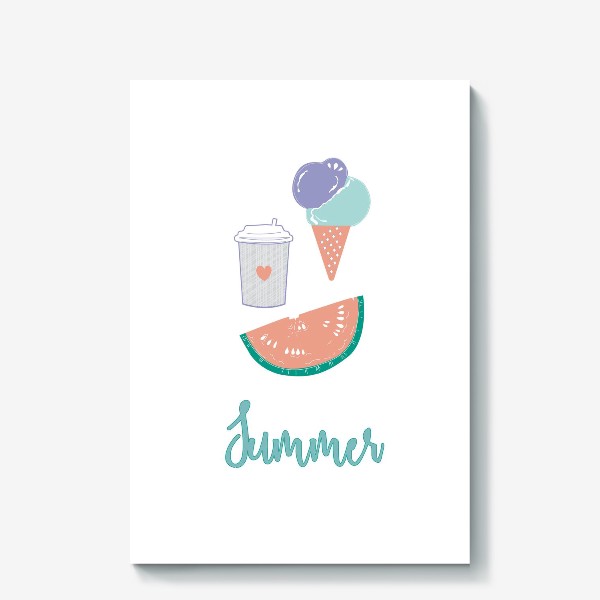 Холст «Summer food»