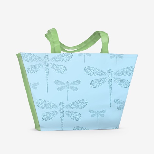 Пляжная сумка «Летние стрекозы»
