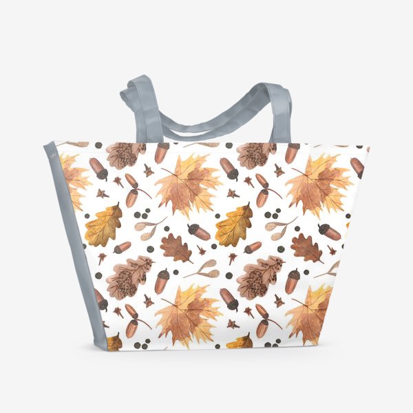 Пляжная сумка «Осенний паттерн»