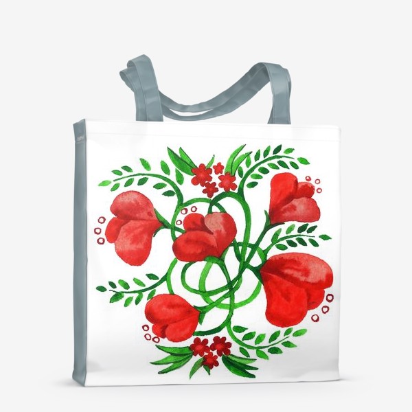 Сумка-шоппер «Цветы для любимой»