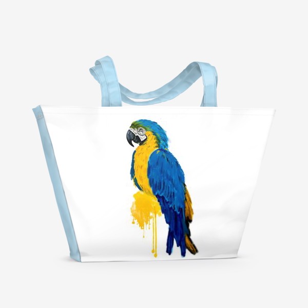 Пляжная сумка «Попугай Ара»
