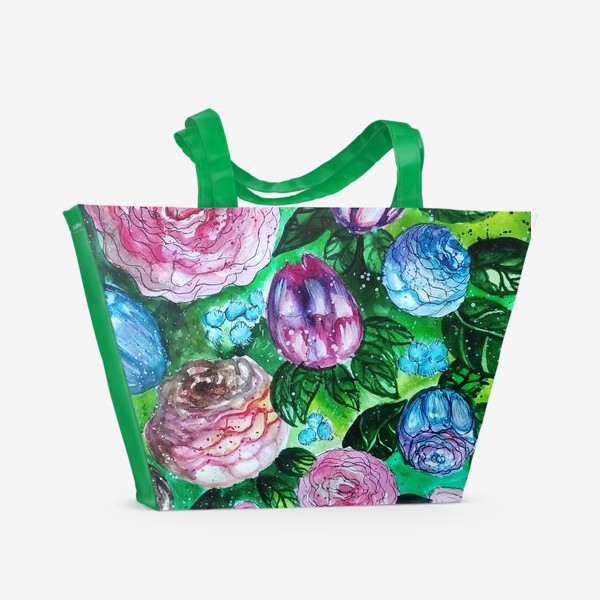 Пляжная сумка «Flowers»