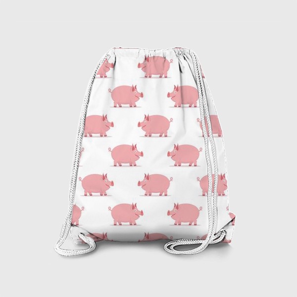 Рюкзак «Паттерн со свинками»