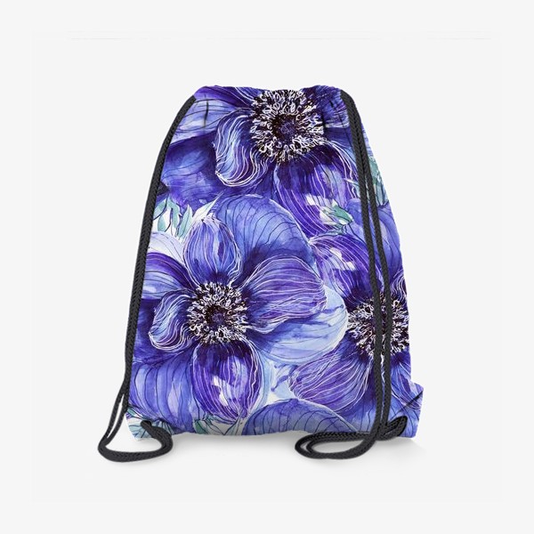 Рюкзак «Анемоны синие»