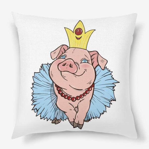 Подушка «Принцесса свинка»