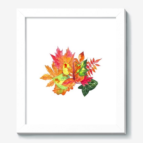 Картина «букет из осенних листьев»