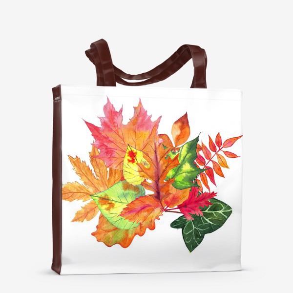 Сумка-шоппер «букет из осенних листьев»