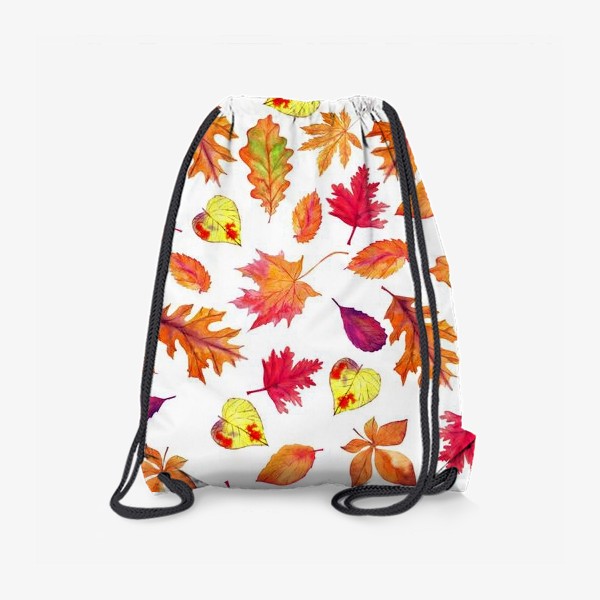 Рюкзак «осенние листья разные паттерн»