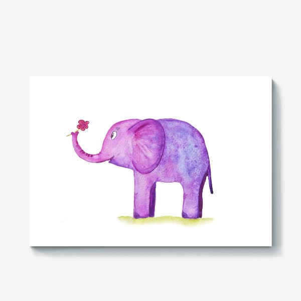 Холст «слон»