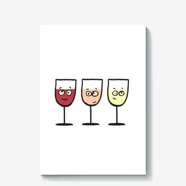 Холст «Вино»