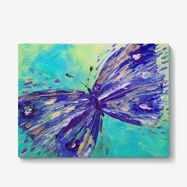 Холст «Фиолетовая бабочка»