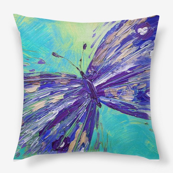 Подушка «Фиолетовая бабочка»
