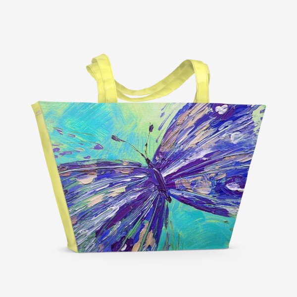 Пляжная сумка «Фиолетовая бабочка»