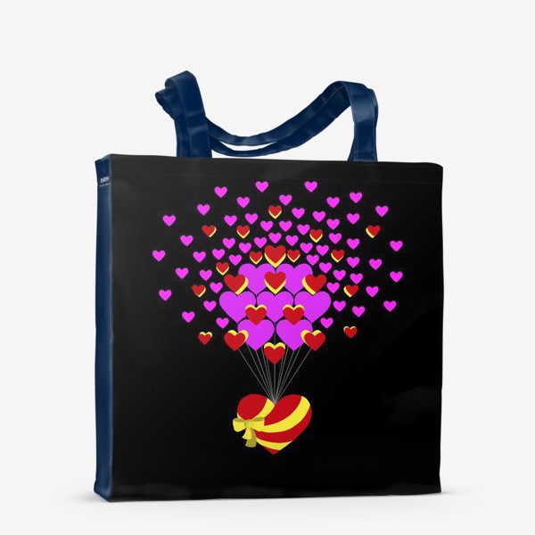Сумка-шоппер «Цветущее сердце»