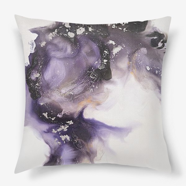 Подушка «Фиолетовая абстракция»