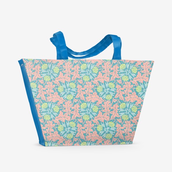 Пляжная сумка «Розовые одуванчики»