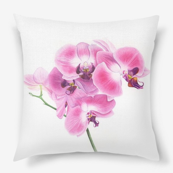 Подушка &laquo;Розовая орхидея&raquo;