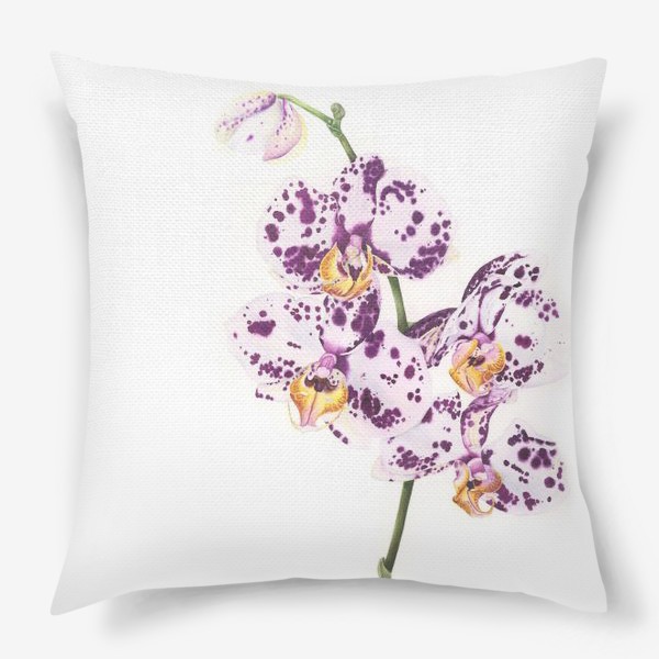 Подушка «Орхидея далматинец»