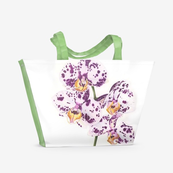 Пляжная сумка &laquo;Орхидея далматинец&raquo;