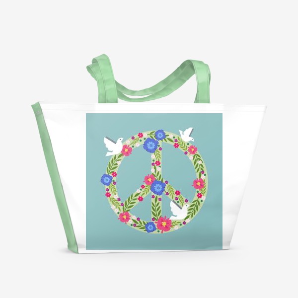 Пляжная сумка «Знак мира»