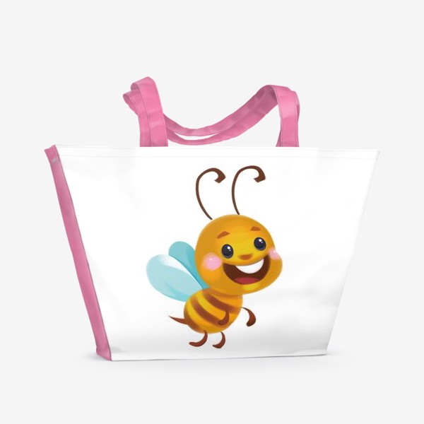 Пляжная сумка «Веселая пчела»