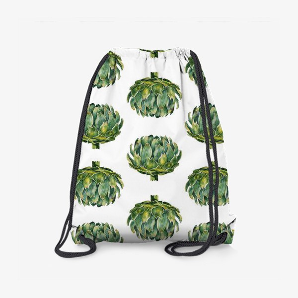 Рюкзак «Артишок зеленый паттерн»